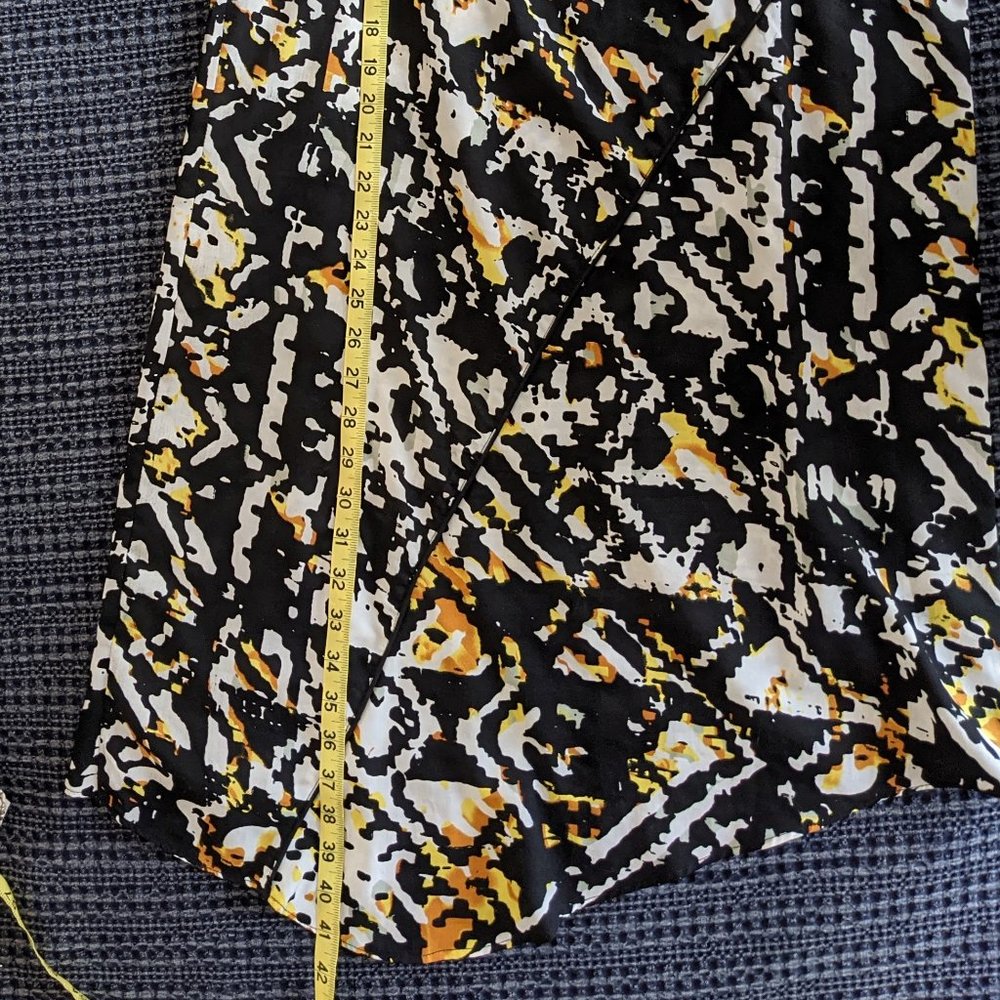 Walter Baker W118 Black Print Asymmetrical Dress M - Picture 11 of 15